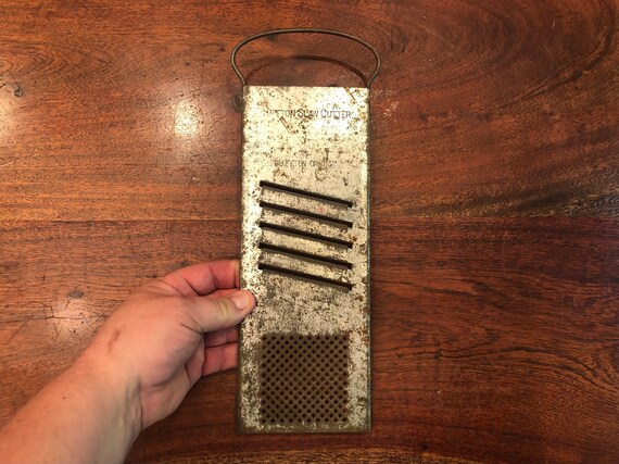 Ele s va HOLLAND チーズカッター　カッティングボード　レア Antique Bluffton Slaw Cutter / Cheese Grater / Food Slicer