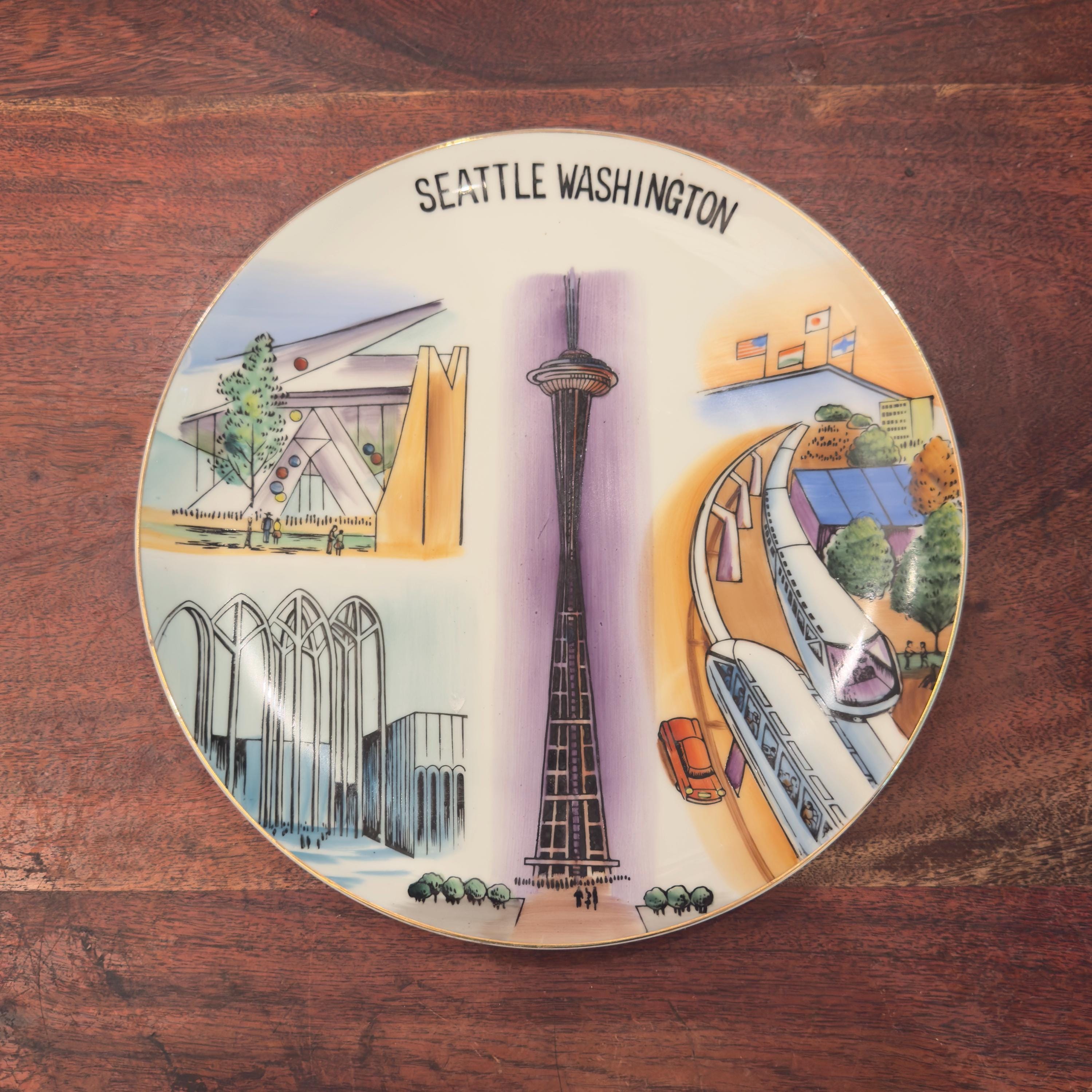 ウォールオブジェ（60.5×19）／昭和レトロ Mid Century 1962 Seattle World's Fair 10.5