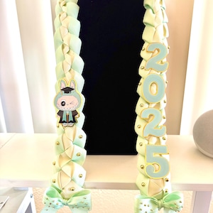 Graduate Lei 2025 Senior Lei Promotion Gift Lei Senior Lei Graduation Ribbon Lei