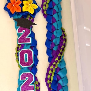 Graduate Lei 2025 Senior Lei Promotion Gift Lei Senior Lei Graduation Ribbon Lei