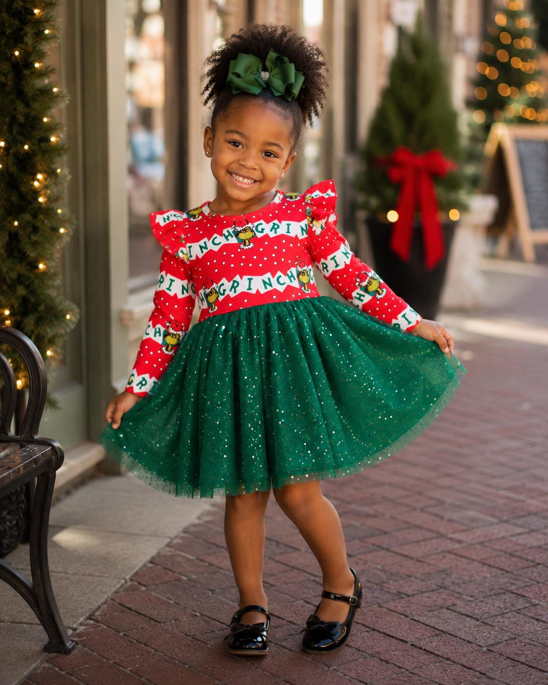Toddler Grinch Dress