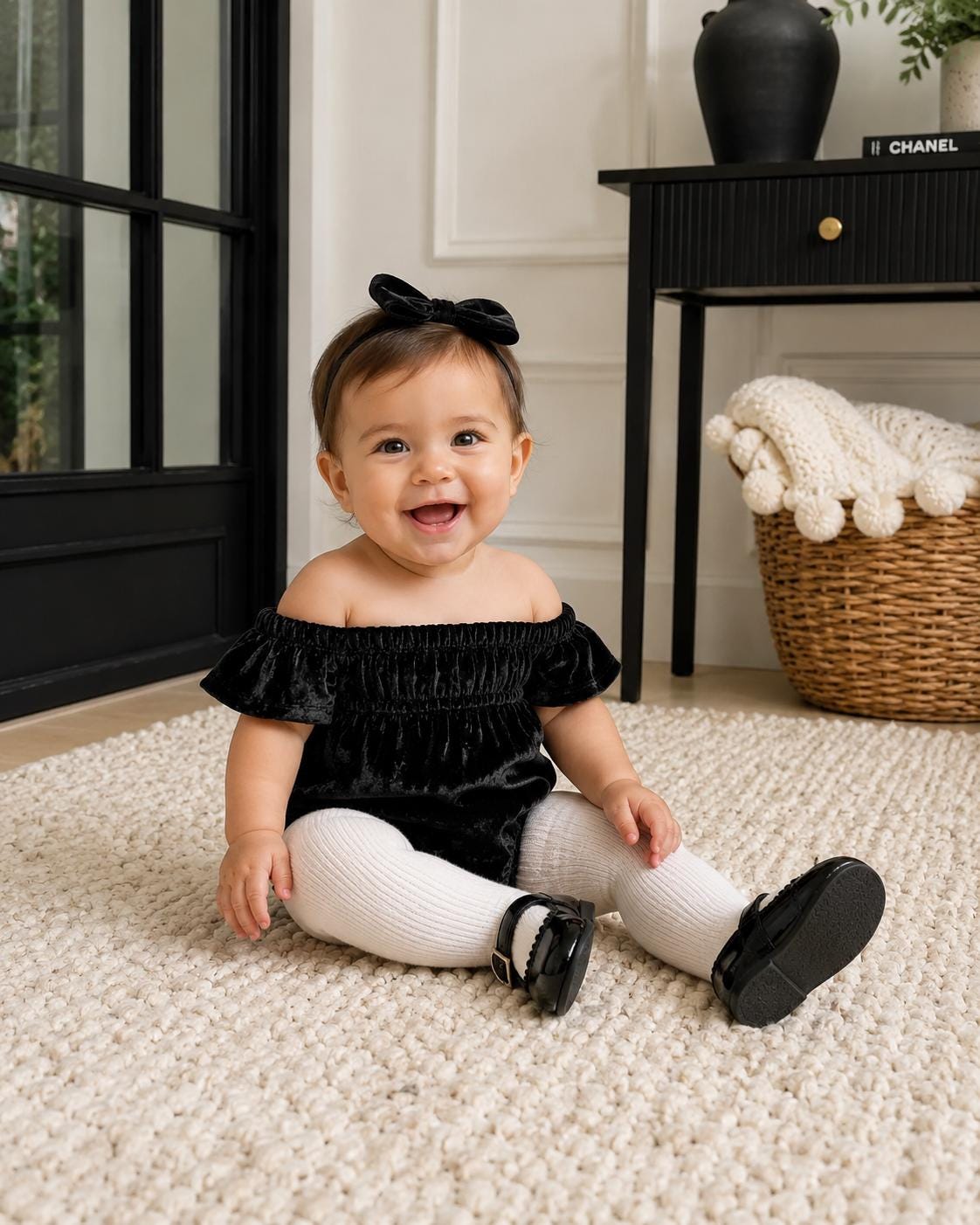 infant black velvet dress Baby GIANNA – A-line Dress 25DRESS_DEC21 Color:Avery For Girls Kids.