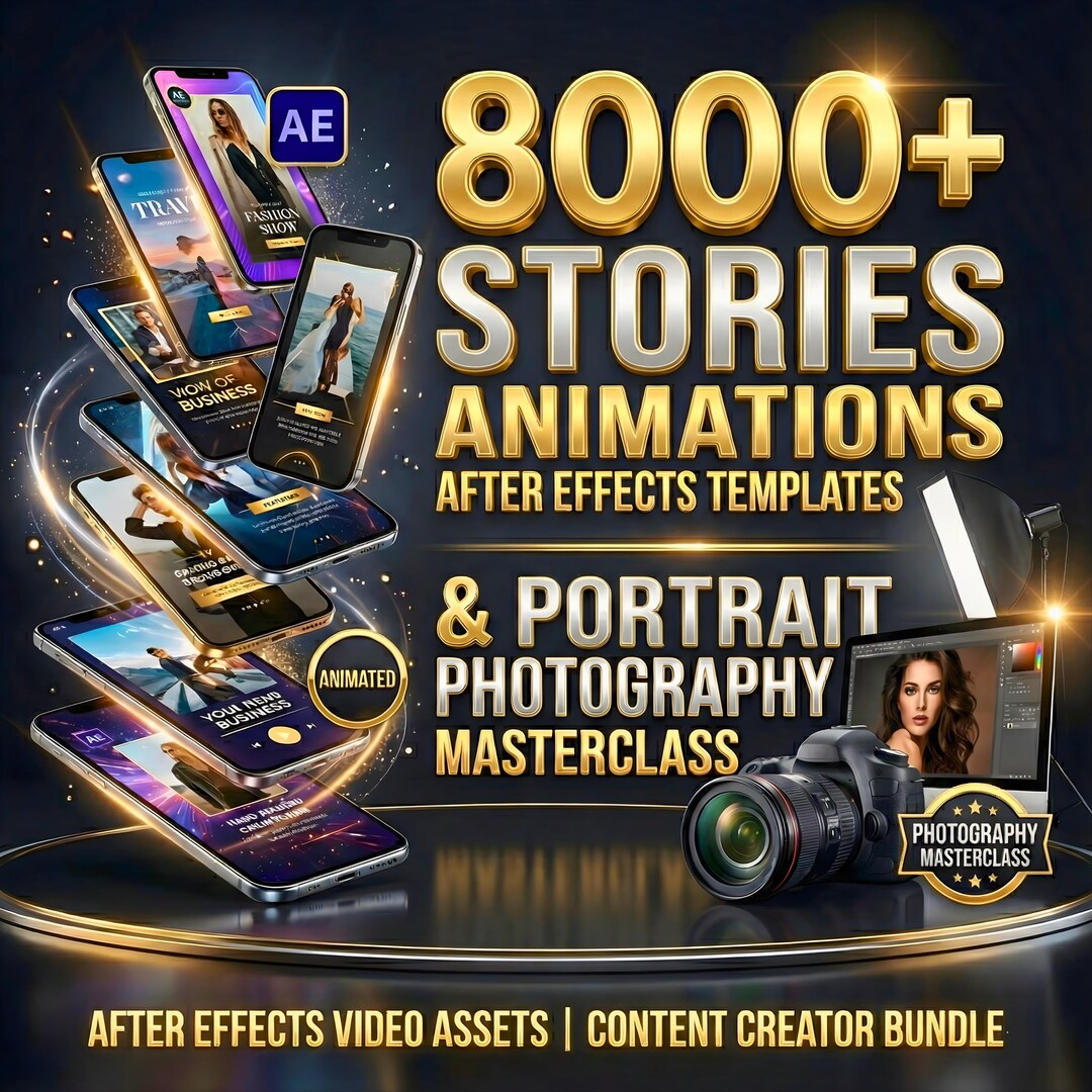 The Ultimate Creator Bundle: 8000+ Animated Instagram Story Templates ...
