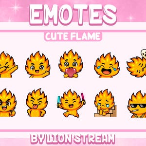 Fire emotes/ Flame twitch emotes/ Flame discord emoji / Flame kick emotes/ Flame tiktok emotes/ Flame YouTube emotes