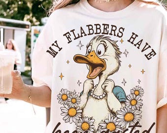 My Flabbers Have Been Gasted PNG, Sarcastic Goose Humor png, Gag Gift Rude Goose Mood Snarky Animal Shirt,Attitude Adult Humor Fun Goose png