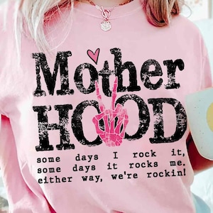 Motherhood Some Days I rock it PNG Retro Mother hood Png Funny Mom Sarcastic Mama Retro Png Mom shirt Png Sassy Mothers Day design Mum Gift