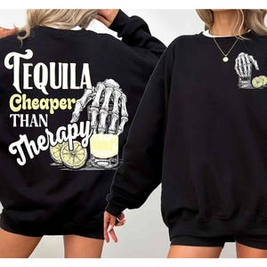 Tequila Cheaper Than Therapy PNG Summertime Png Cinco de Mayo Png Adult Humor Png Drinking Png Funny Summer Png Tequila tshirt sublimation