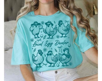 Local Egg Dealer PNG, Chicken, Hand Drawn Doodle Design, Coquette, Farmer, Minimalist, Transparent Background,Chicken Lover Digital Download