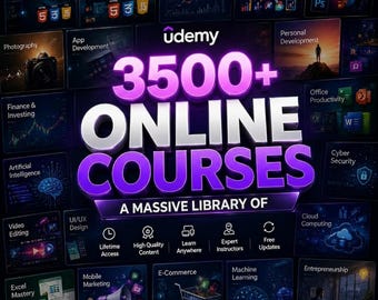 Pacchetto di oltre 3500 corsi digitali / Corsi online / Corso di trading Forex e criptovalute ed ebook (download immediato)