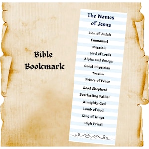 The Names of Jesus Bookmark