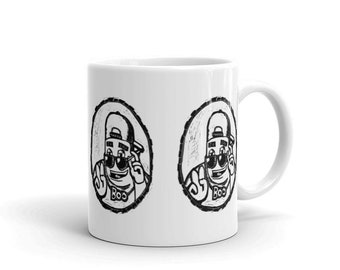 boo White glossy mug