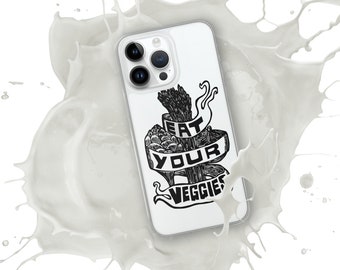 Eat Your Veggies Clear Case for iPhone®