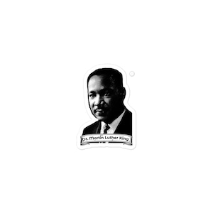 Dr Martin Luther King vinyl sticker wall art decal Bubble-free stickers