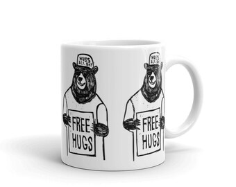 Free Hugs Mug White glossy mug