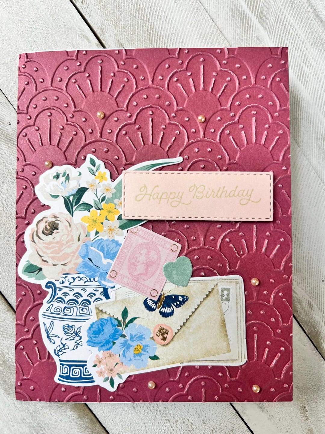 Handmade Happy Birthday Card - Etsy