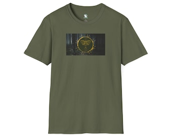Mystical Forest T-shirt uniseks, vrijetijdskleding, cadeau voor natuurliefhebbers, zomermode, uniek grafisch T-shirt