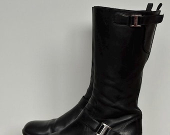 靴 00s archive DIESEL leather boots y2k Diesel Men 10.0US 00S Archive Leather Boots Y2K Rare color