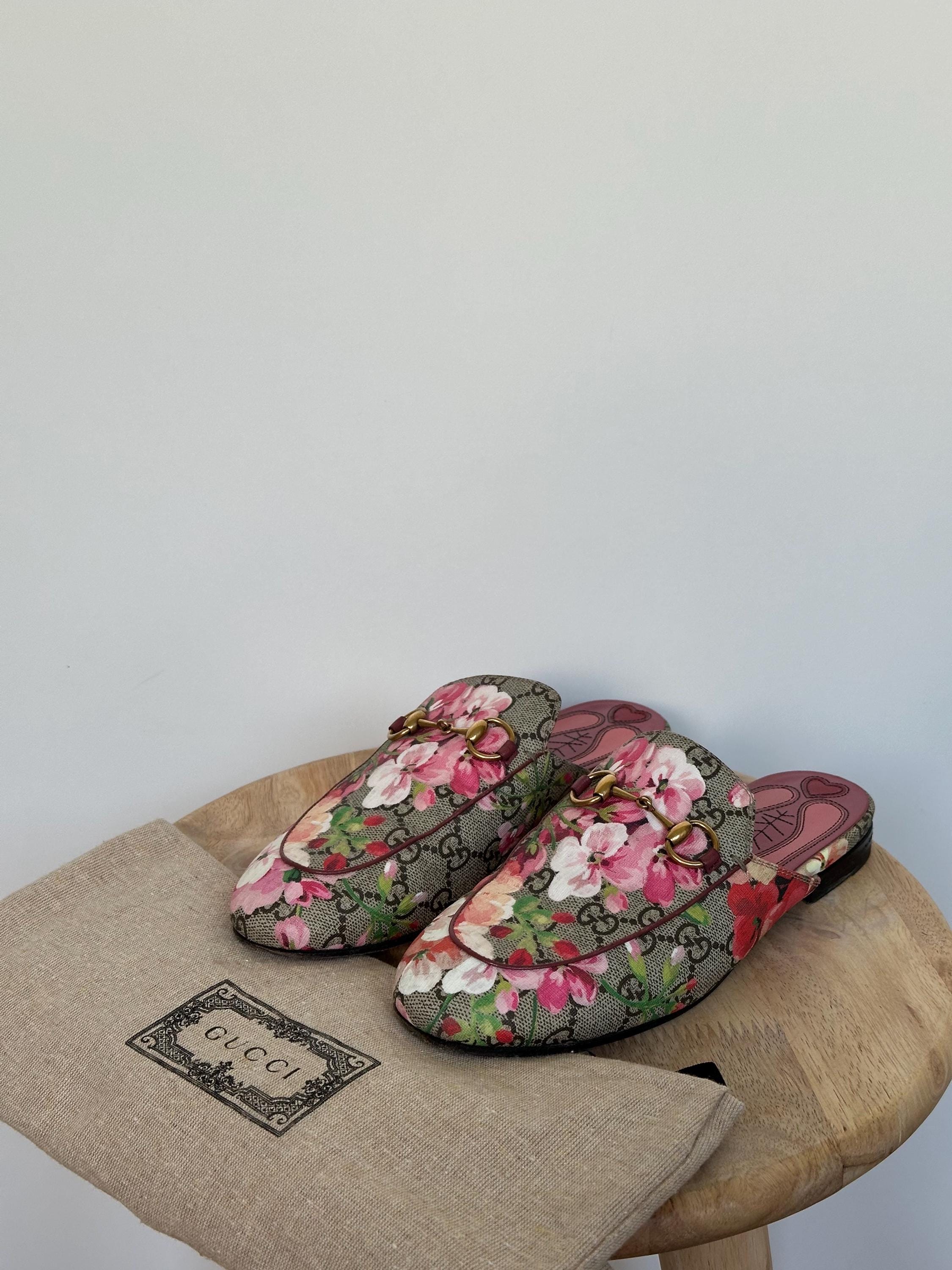 Gucci Floral Shoes - Etsy