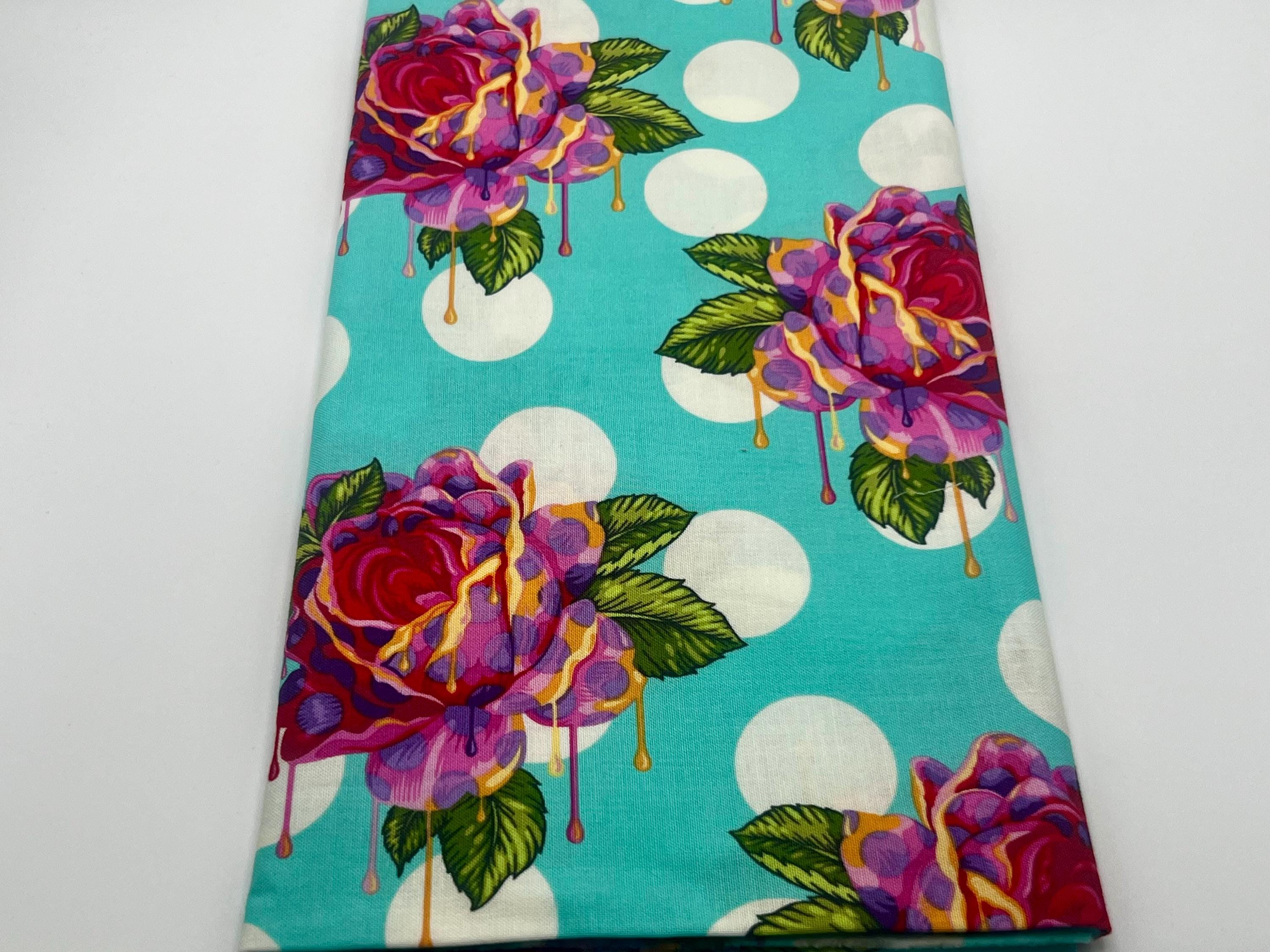 Curiouser & Curiouser  by Tula Pink - Painted Roses Wonder