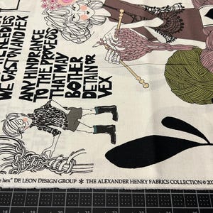 Alexander Henry Ghastlie Hex Fabric - Etsy