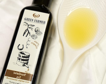 Cold-Pressed Walnut Oil, Omega-3s, Oak Barrel Aged