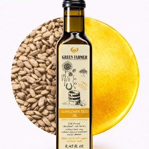 Sunflower Seed Oil is a pure, wholesome choice for the whole family. It's produced using a gentle method to preserve the natural purity. Bild 2