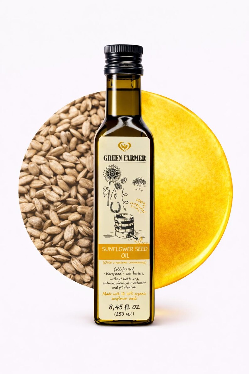 Sunflower Seed Oil is a pure, wholesome choice for the whole family. It's produced using a gentle method to preserve the natural purity. Bild 2