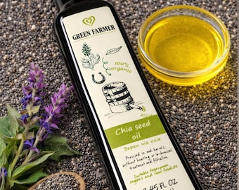 Chia Seed Oil. Cold-pressed chia seed oil is a potent plant-based source of omega-3s, antioxidants, and essential nutrients.