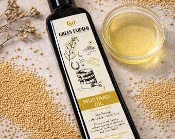 Mustard Oil. Our mustard oil is produced using a gentle cold-pressing method, keeping the oil rich, aromatic, and full of valuable nutrients