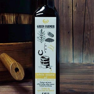 White Sesame Seed Oil. Cold-pressed from white sesame seeds, this oil is rich in antioxidants, omega-6s, and essential vitamins.