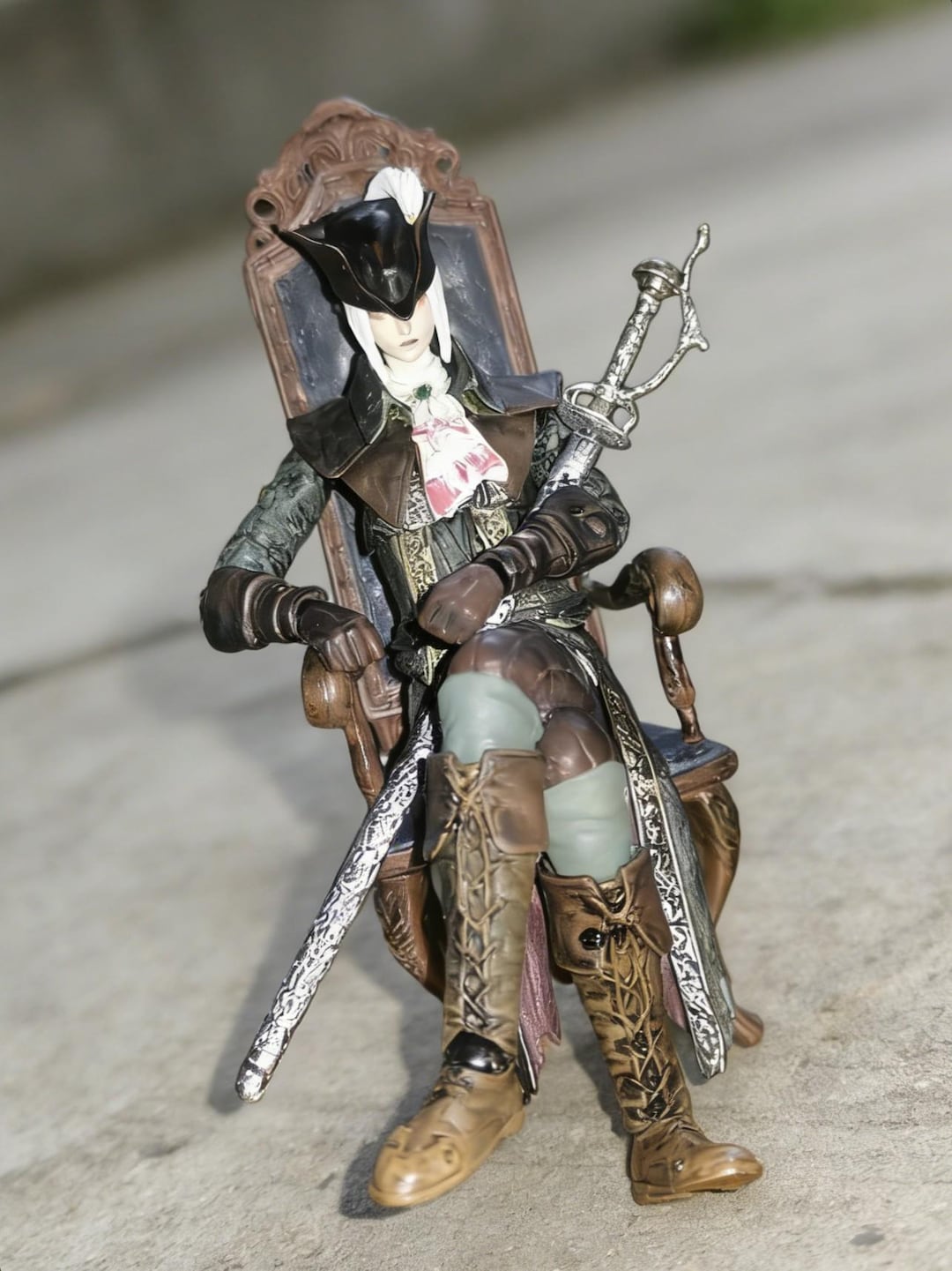 Fully Articulated Gothic Hunter Action Figure | Poseable Resin