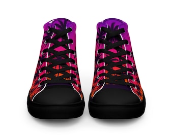 Twilight Jungle © Hoge canvasschoenen voor heren, van Jasper Kingsley