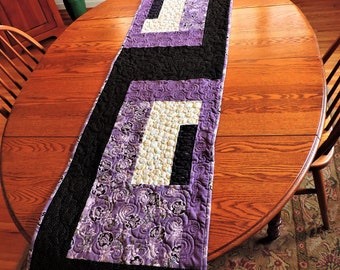 Geometric Quilted Table Runner- PRICE REDUCED!!