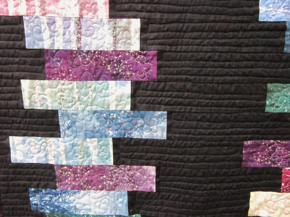 Stacked Rectangles Quilt Etsy