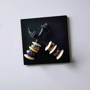 Colorful african krobo bead towers earrings/ afrocentric earrings