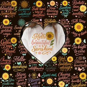 Sunflower svg Bundle, Sunflower svg, Kindness SVG, Bee Svg, Sunflower PNG, Svg Files for Cricut, cut file, png svg,