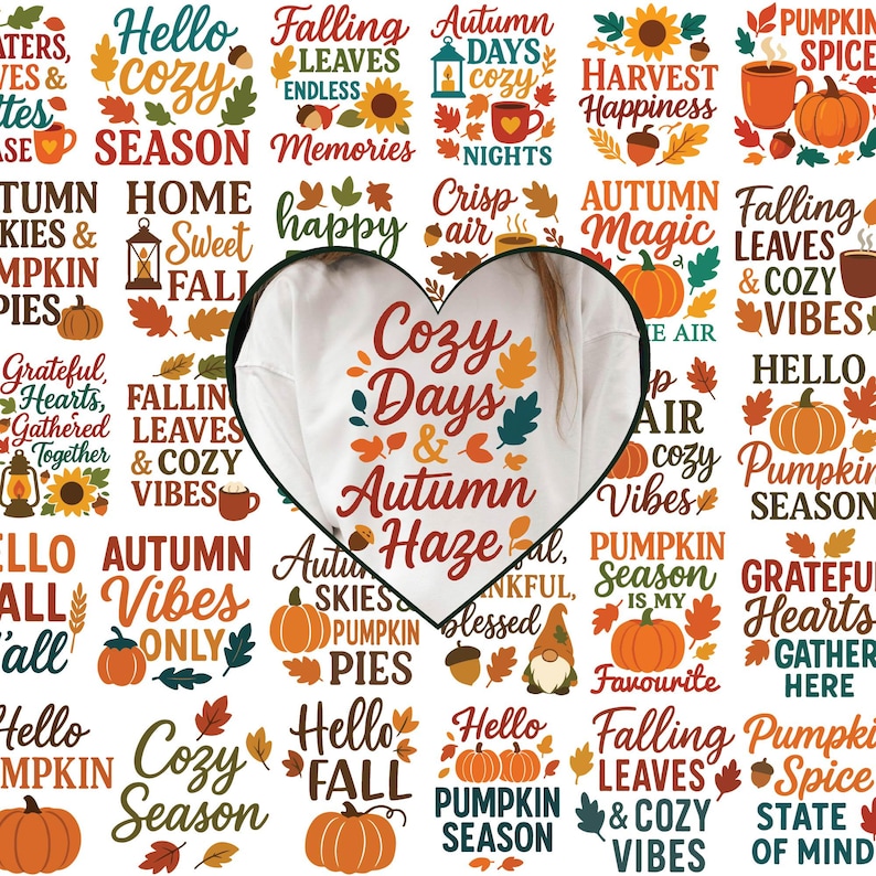 Fall Window Svg Fall Svg Png Bundle, Autumn SVG Cut Files for Cricut & Silhouette ...