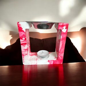 fondant burner, square fragrance burner, original gift idea