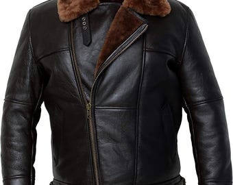 Genuine Leather Jacket | Classic Mid-Length Style with Soft Lining