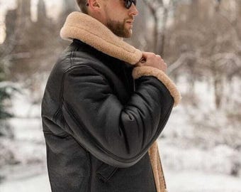 Men’s Vintage Leather Jacket – Trendy Streetwear Fashion Jacket In All Sizes