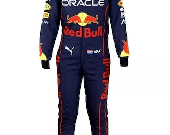 Made to Order 2022 Red Bull Max Racing Suit CIK/FIA Level 2 F1 Red Bull Team Suit - All Sizes
