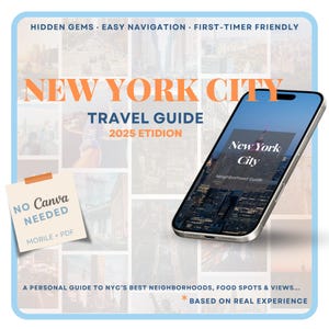 New York Travel Guide 2025 | Hidden Gems, Food Spots & Local Tips | NYC Neighborhood Itinerary PDF for Mobile and Print