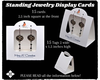 earring tent cards