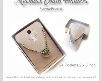 Custom Necklace Holders 24 Pockets For Chain, Jewelry Display, Necklace Holder, Jewellery Packaging, Jewelry Display Packaging