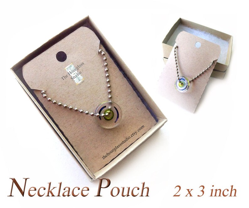 24 Custom Necklace Pouches Necklace Pocket Jewelry Display Etsy