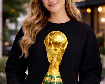 FIFA World Cup 2026 Trophy PNG, Soccer Fan Art Digital Download, World Cup Trophy Graphic, Football Fan Sublimation Design, Sports Fan PNG