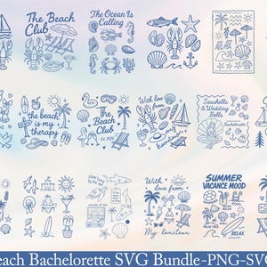 Beach Bachelorette SVG Bundle, Beachy Bachelorette Party SVG,Coastal Bride Tribe Svg Collection,Tropical Bachelorette SVG Pack,Last Sail