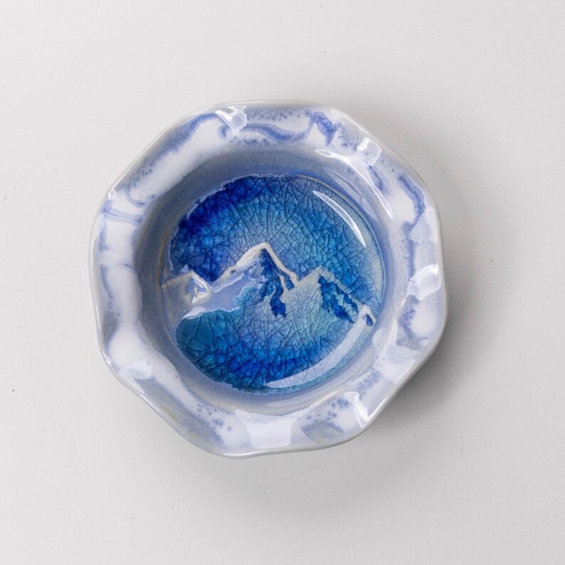 Window Trinket Dish - Mountain - Ring Dish
