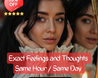 What Are They Thinking? Same Hour Thoughts & Feelings Psychic Reading, Love Clarity, Hidden Feelings (Personalized Written Reading)