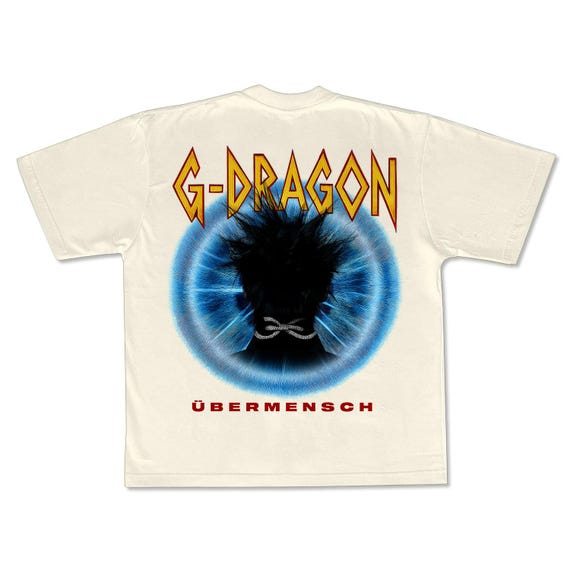G-DRAGON ÜBERMENSCH 半袖 Tシャツ 黒 L Übermensch T-Shirt (Black/White)